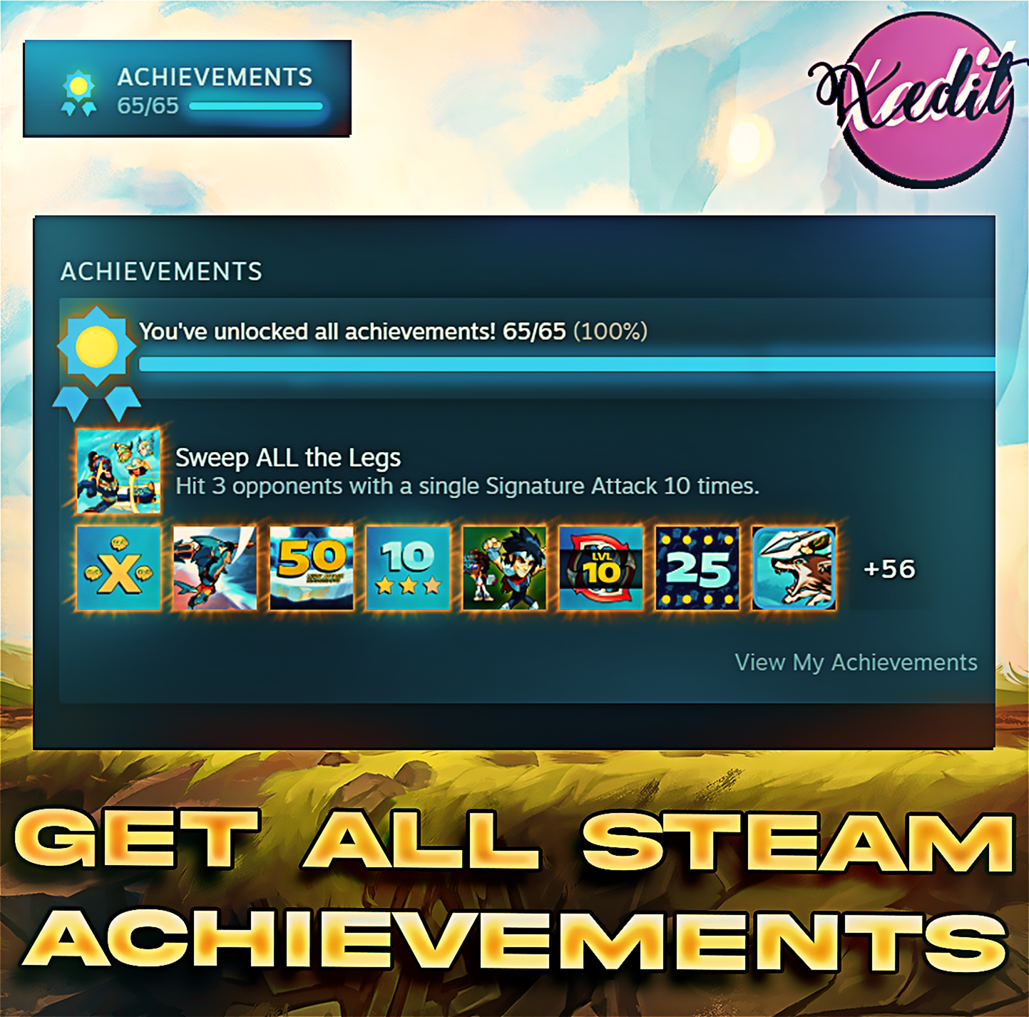 Brawlhalla Get all steam achievements