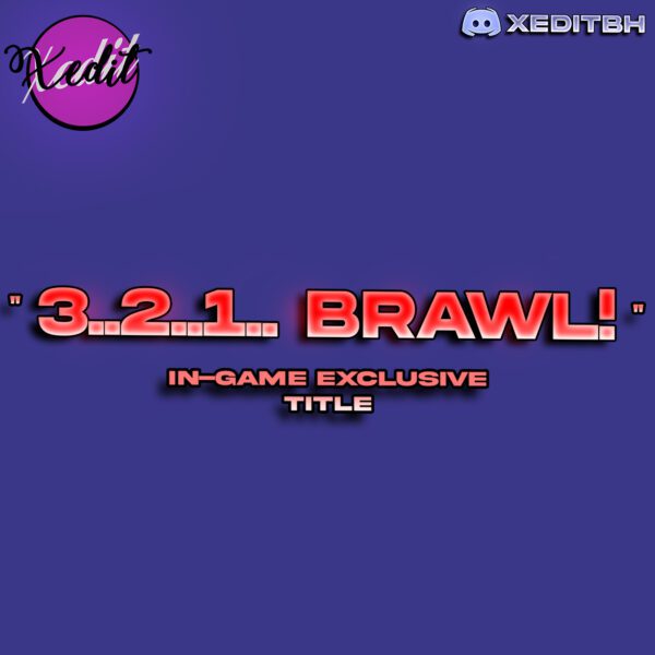 Cart Brawlhalla - "3.. 2.. 1.. Brawl" EXCLUSIVE red title
