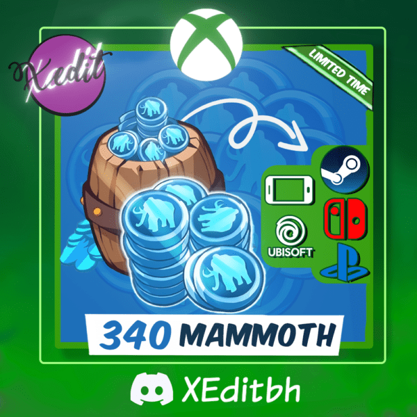 Brawlhalla Cheap 340 Mammoth coins (XBOX) you can link (Read description BEFORE BUYING)