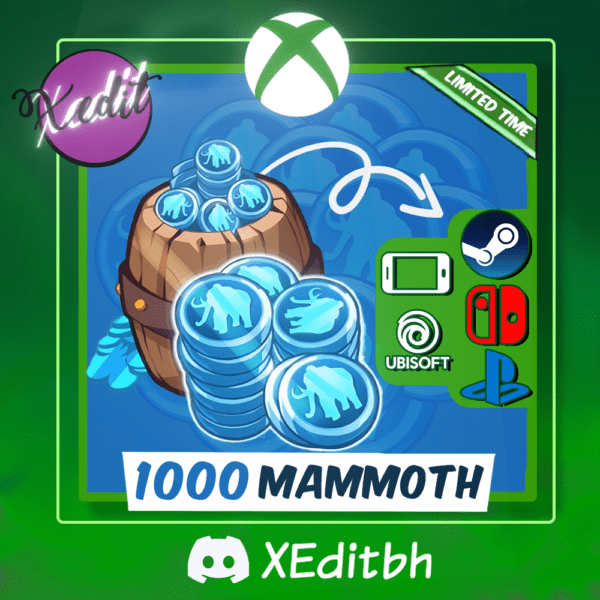 Brawlhalla Cheap 1000 Mammoth coins (XBOX) you can link (Read description BEFORE BUYING)